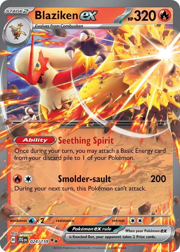 Blaziken ex (024/159) [Scarlet & Violet: Journey Together] | Gear Gaming Bentonville
