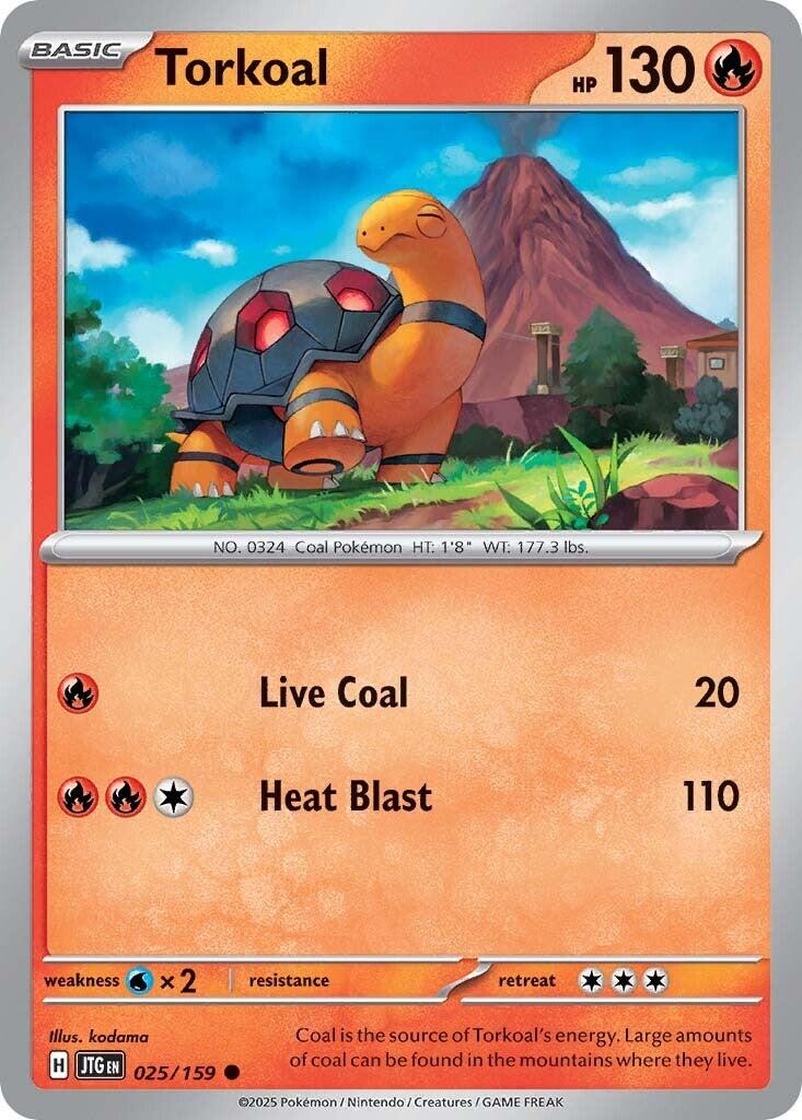 Torkoal (025/159) [Scarlet & Violet: Journey Together] | Gear Gaming Bentonville