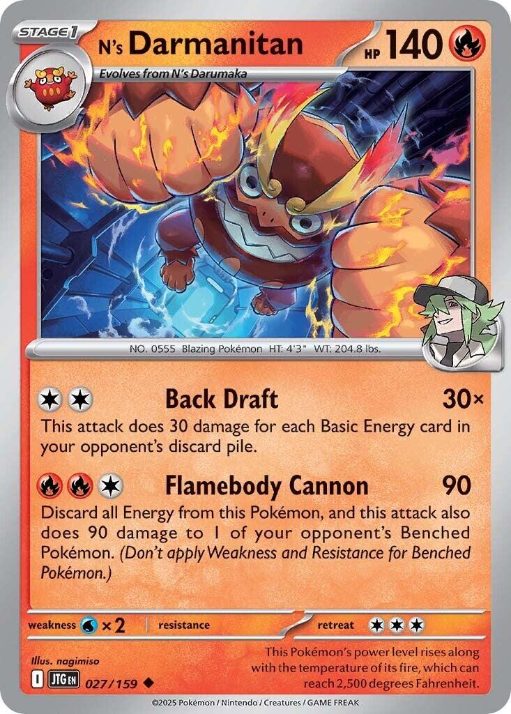 N's Darmanitan (027/159) [Scarlet & Violet: Journey Together] | Gear Gaming Bentonville