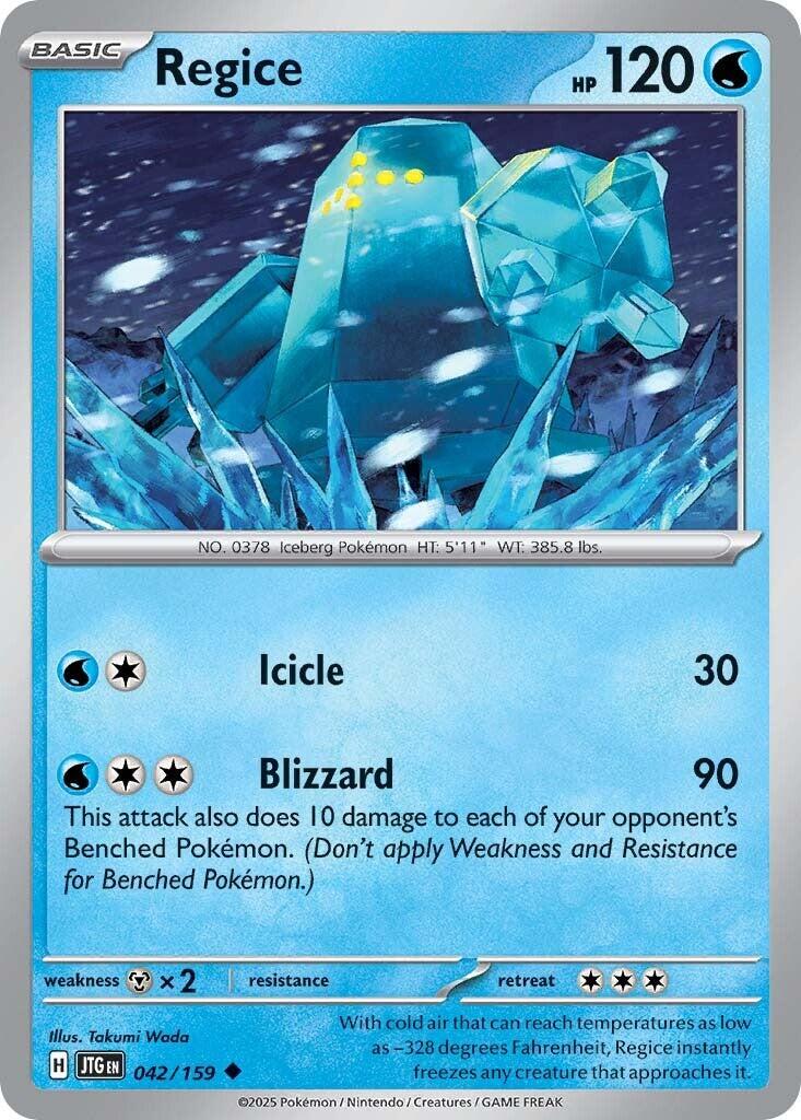 Regice (042/159) [Scarlet & Violet: Journey Together] | Gear Gaming Bentonville