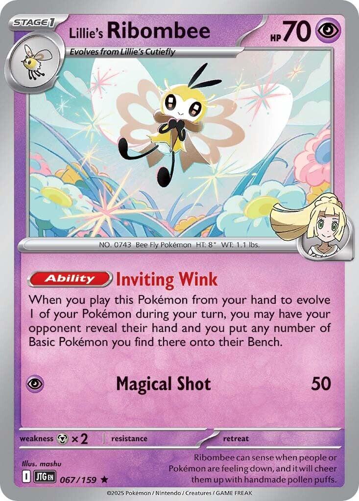 Lillie's Ribombee (067/159) [Scarlet & Violet: Journey Together] | Gear Gaming Bentonville