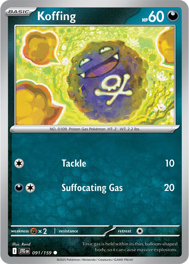 Koffing (091/159) [Scarlet & Violet: Journey Together] | Gear Gaming Bentonville