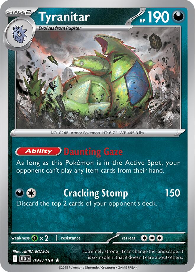 Tyranitar (095/159) [Scarlet & Violet: Journey Together] | Gear Gaming Bentonville
