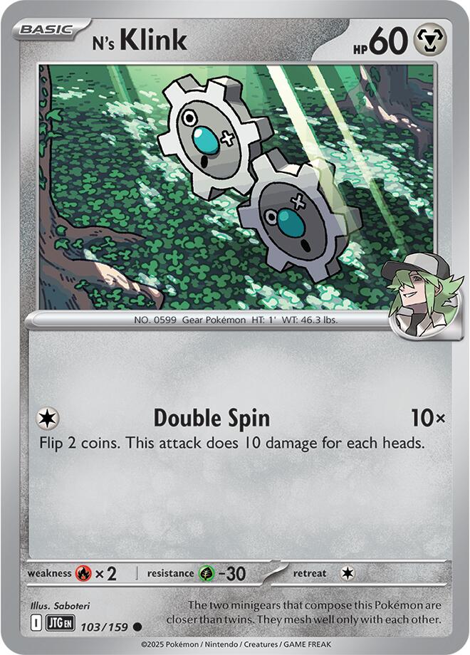 N's Klink (103/159) [Scarlet & Violet: Journey Together] | Gear Gaming Bentonville