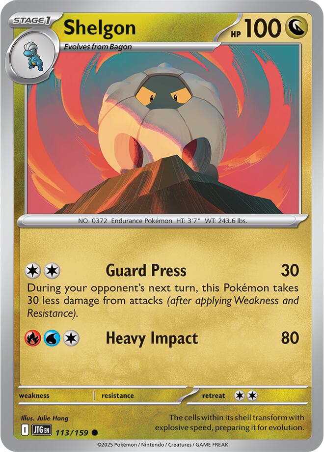 Shelgon (113/159) [Scarlet & Violet: Journey Together] | Gear Gaming Bentonville