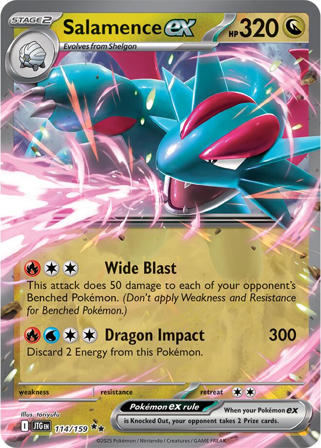 Salamence ex (114/159) [Scarlet & Violet: Journey Together] | Gear Gaming Bentonville