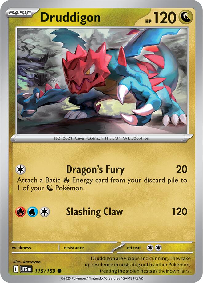 Druddigon (115/159) [Scarlet & Violet: Journey Together] | Gear Gaming Bentonville