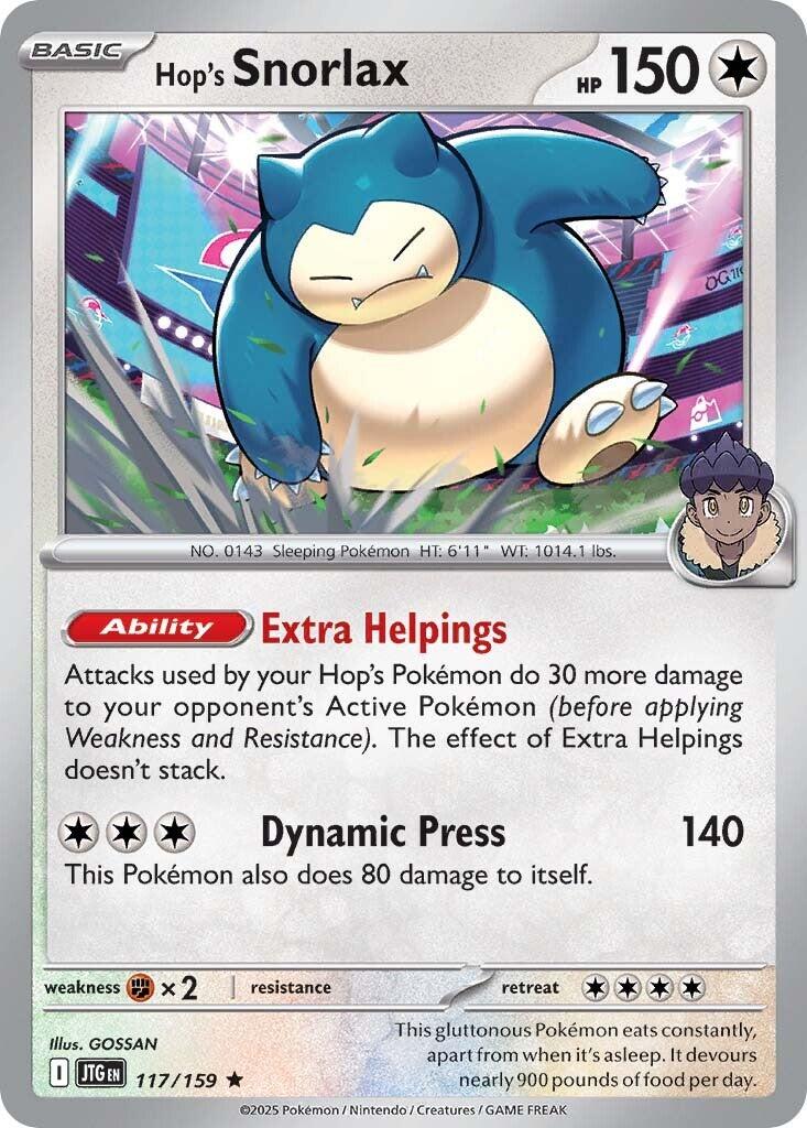 Hop's Snorlax (117/159) [Scarlet & Violet: Journey Together] | Gear Gaming Bentonville