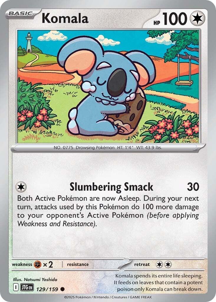 Komala (129/159) [Scarlet & Violet: Journey Together] | Gear Gaming Bentonville