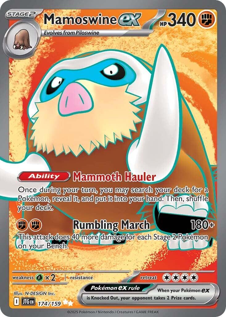 Mamoswine ex (174/159) [Scarlet & Violet: Journey Together] | Gear Gaming Bentonville