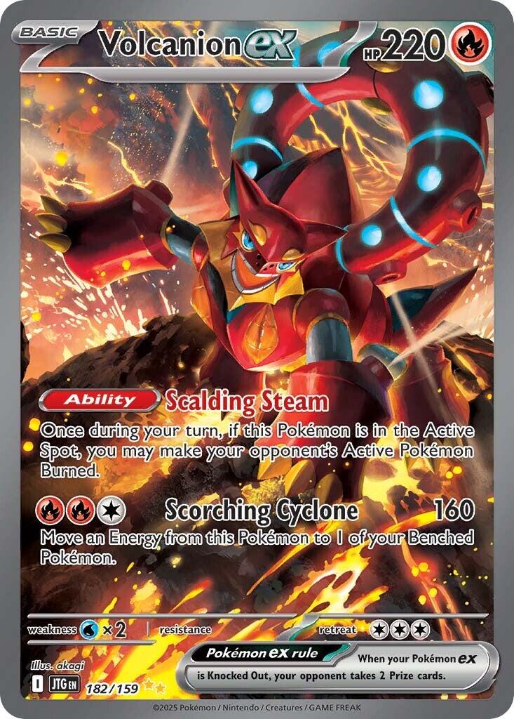 Volcanion ex (182/159) [Scarlet & Violet: Journey Together] | Gear Gaming Bentonville