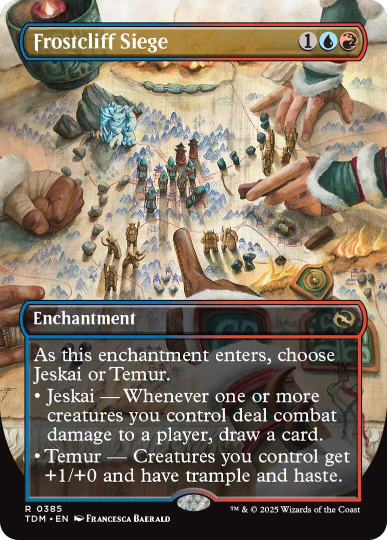 Frostcliff Siege (Borderless) [Tarkir: Dragonstorm] | Gear Gaming Bentonville