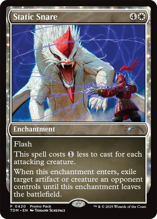 Static Snare [Tarkir: Dragonstorm Promos] | Gear Gaming Bentonville