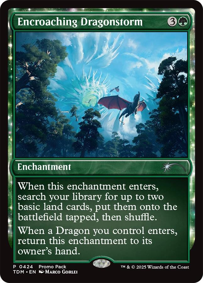 Encroaching Dragonstorm [Tarkir: Dragonstorm Promos] | Gear Gaming Bentonville