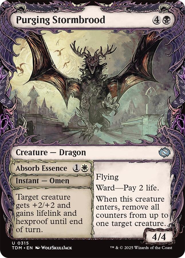 Purging Stormbrood (Showcase) [Tarkir: Dragonstorm] | Gear Gaming Bentonville
