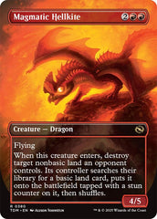 Magmatic Hellkite (Borderless) [Tarkir: Dragonstorm] | Gear Gaming Bentonville