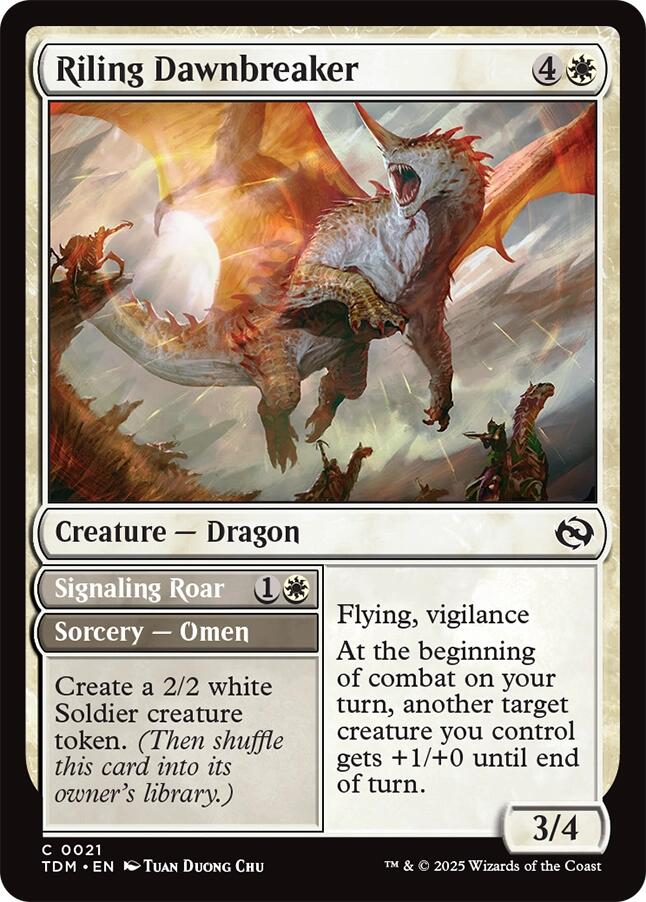 Riling Dawnbreaker [Tarkir: Dragonstorm] | Gear Gaming Bentonville