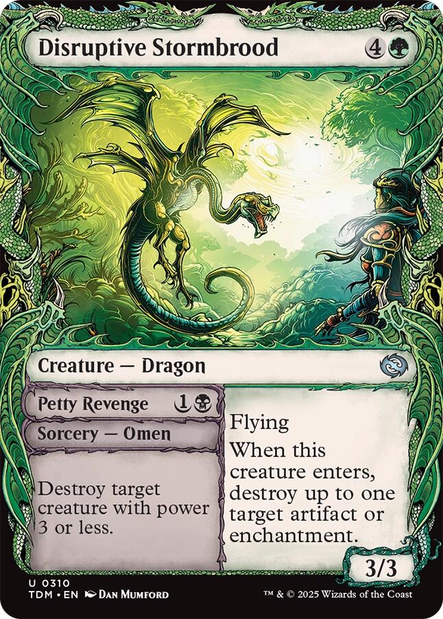 Disruptive Stormbrood (Showcase) [Tarkir: Dragonstorm] | Gear Gaming Bentonville