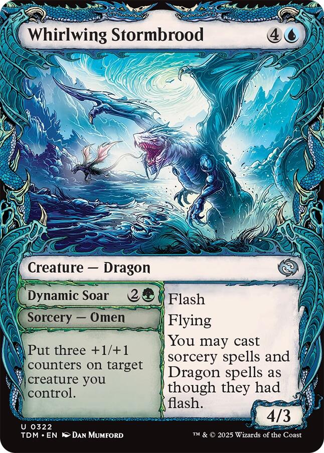 Whirlwing Stormbrood (Showcase) [Tarkir: Dragonstorm] | Gear Gaming Bentonville