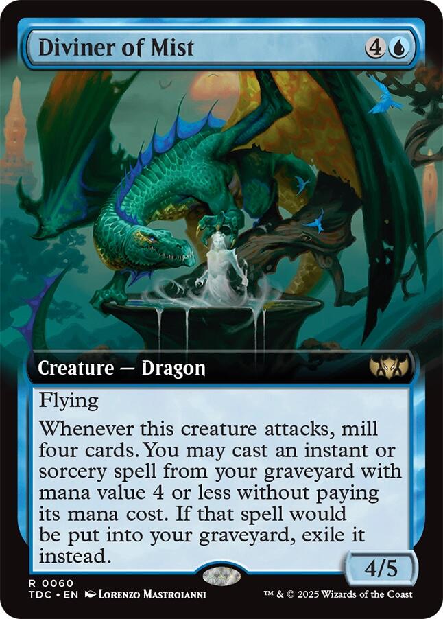 Diviner of Mist (Extended Art) [Tarkir: Dragonstorm Commander] | Gear Gaming Bentonville