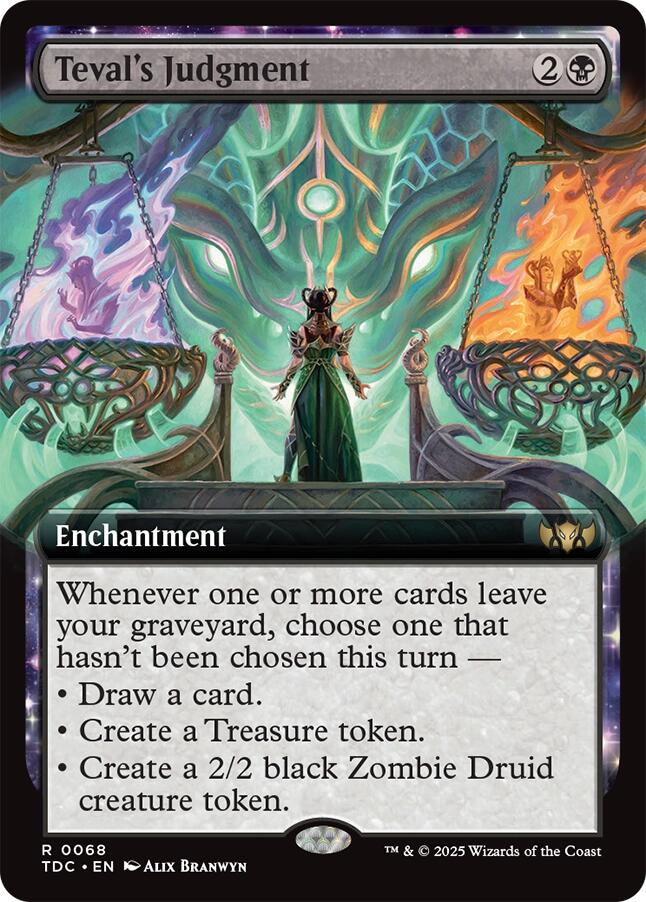 Teval's Judgment (Extended Art) [Tarkir: Dragonstorm Commander] | Gear Gaming Bentonville