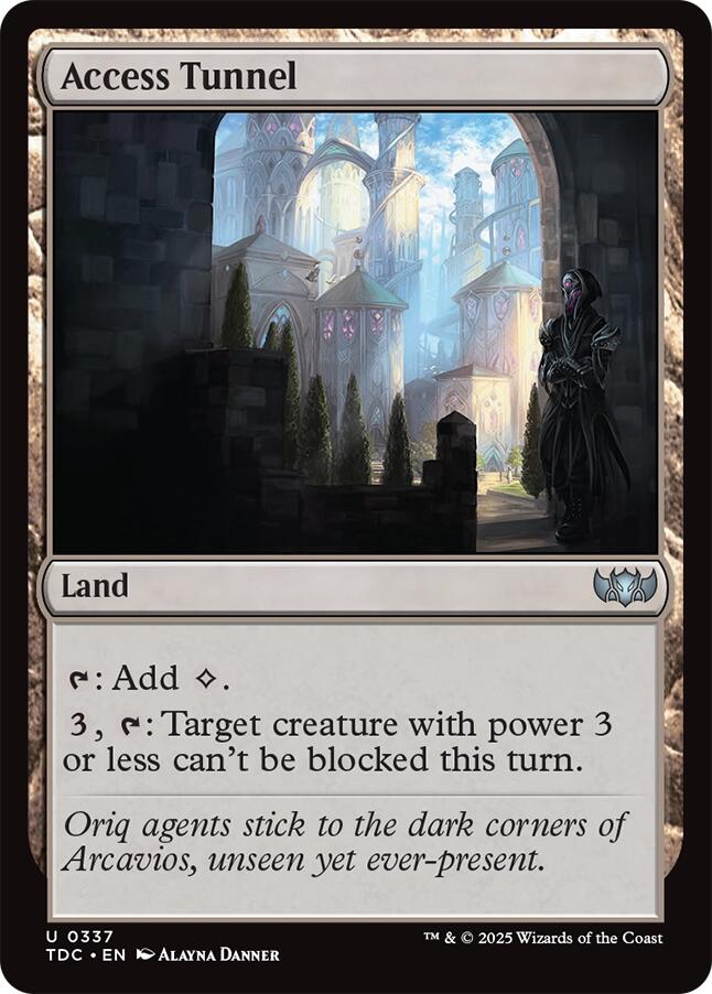 Access Tunnel [Tarkir: Dragonstorm Commander] | Gear Gaming Bentonville