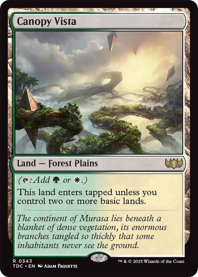 Canopy Vista [Tarkir: Dragonstorm Commander] | Gear Gaming Bentonville