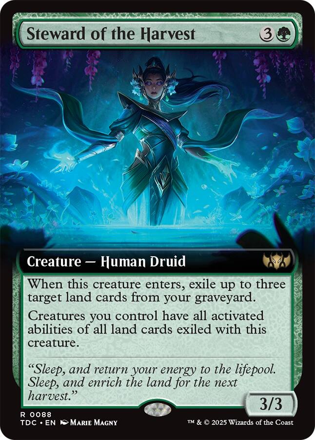 Steward of the Harvest (Extended Art) [Tarkir: Dragonstorm Commander] | Gear Gaming Bentonville