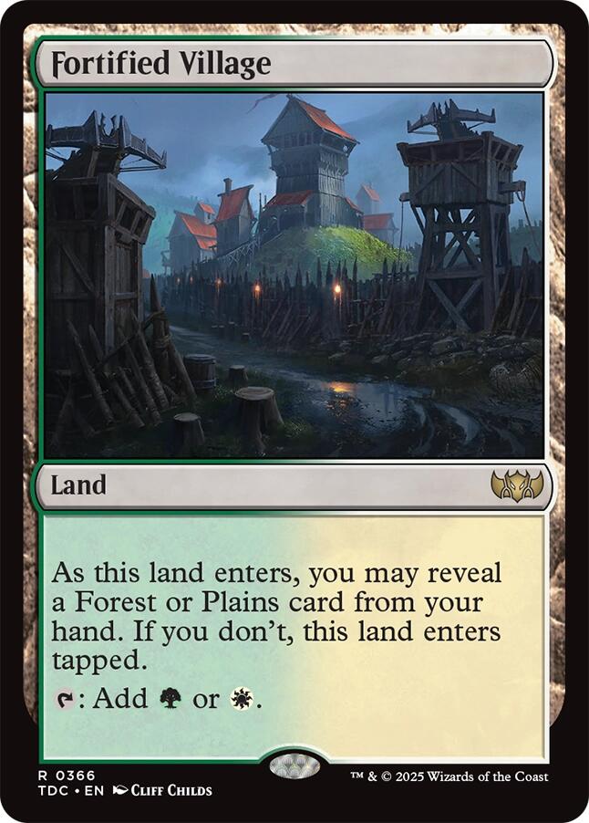 Fortified Village [Tarkir: Dragonstorm Commander] | Gear Gaming Bentonville