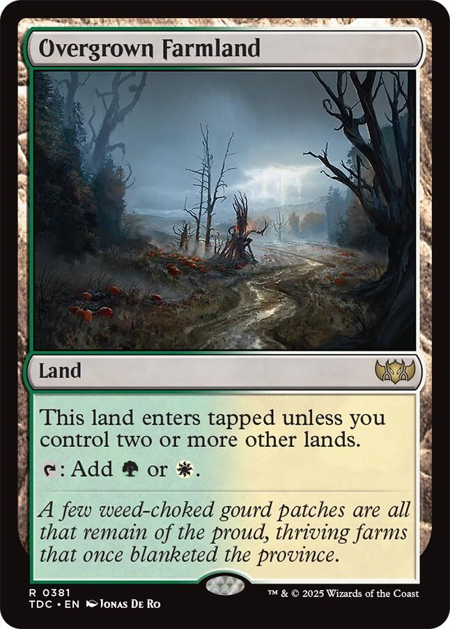Overgrown Farmland [Tarkir: Dragonstorm Commander] | Gear Gaming Bentonville