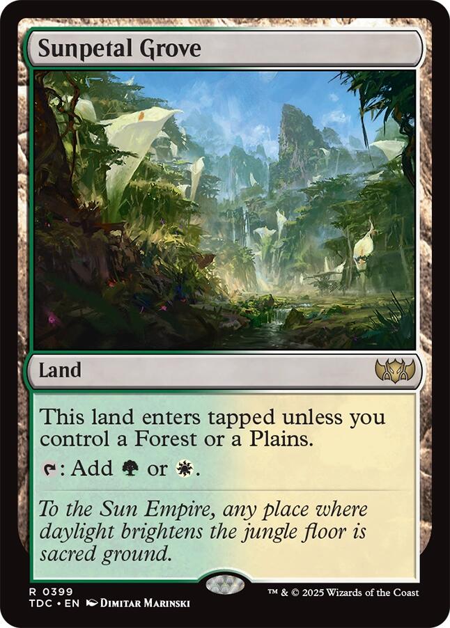 Sunpetal Grove [Tarkir: Dragonstorm Commander] | Gear Gaming Bentonville