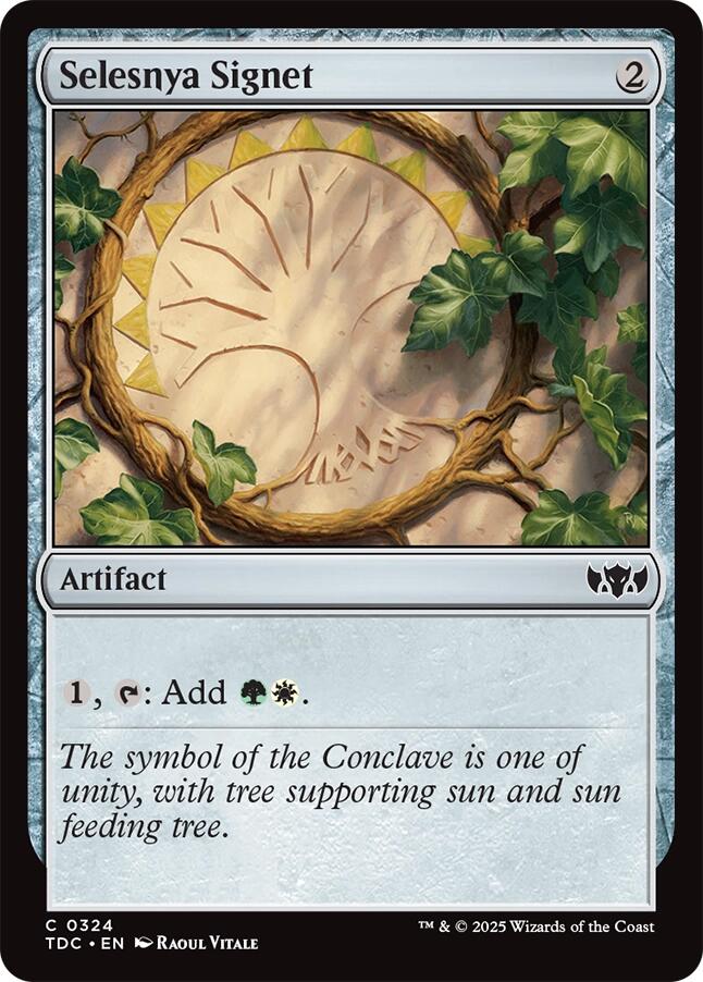 Selesnya Signet [Tarkir: Dragonstorm Commander] | Gear Gaming Bentonville