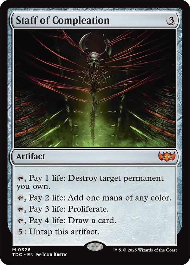 Staff of Compleation [Tarkir: Dragonstorm Commander] | Gear Gaming Bentonville