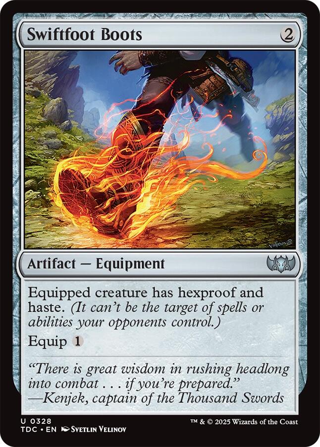 Swiftfoot Boots [Tarkir: Dragonstorm Commander] | Gear Gaming Bentonville