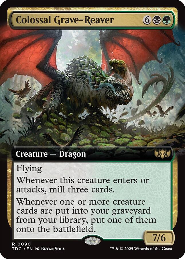 Colossal Grave-Reaver (Extended Art) [Tarkir: Dragonstorm Commander] | Gear Gaming Bentonville