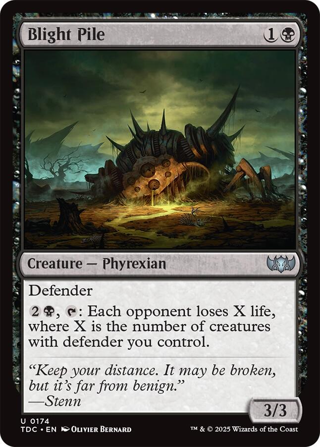 Blight Pile [Tarkir: Dragonstorm Commander] | Gear Gaming Bentonville