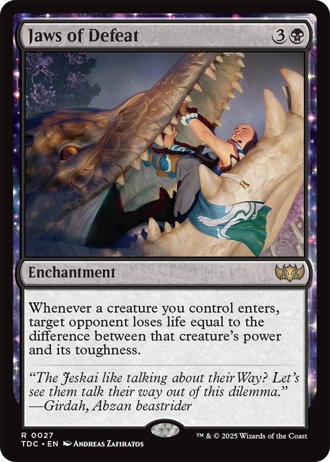 Jaws of Defeat [Tarkir: Dragonstorm Commander] | Gear Gaming Bentonville