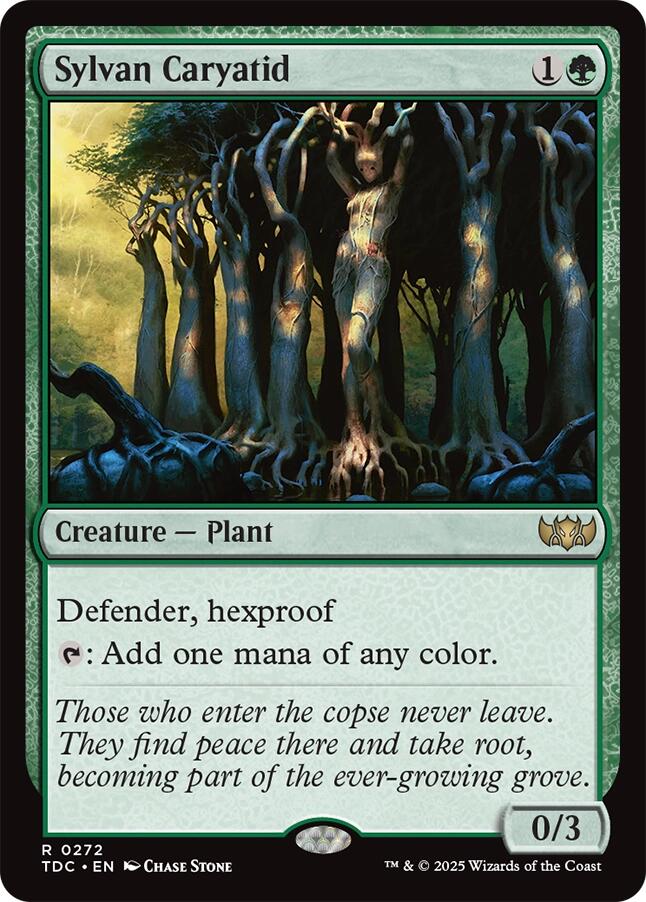 Sylvan Caryatid [Tarkir: Dragonstorm Commander] | Gear Gaming Bentonville