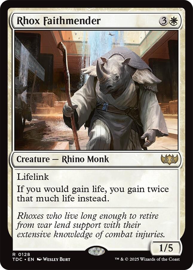 Rhox Faithmender [Tarkir: Dragonstorm Commander] | Gear Gaming Bentonville