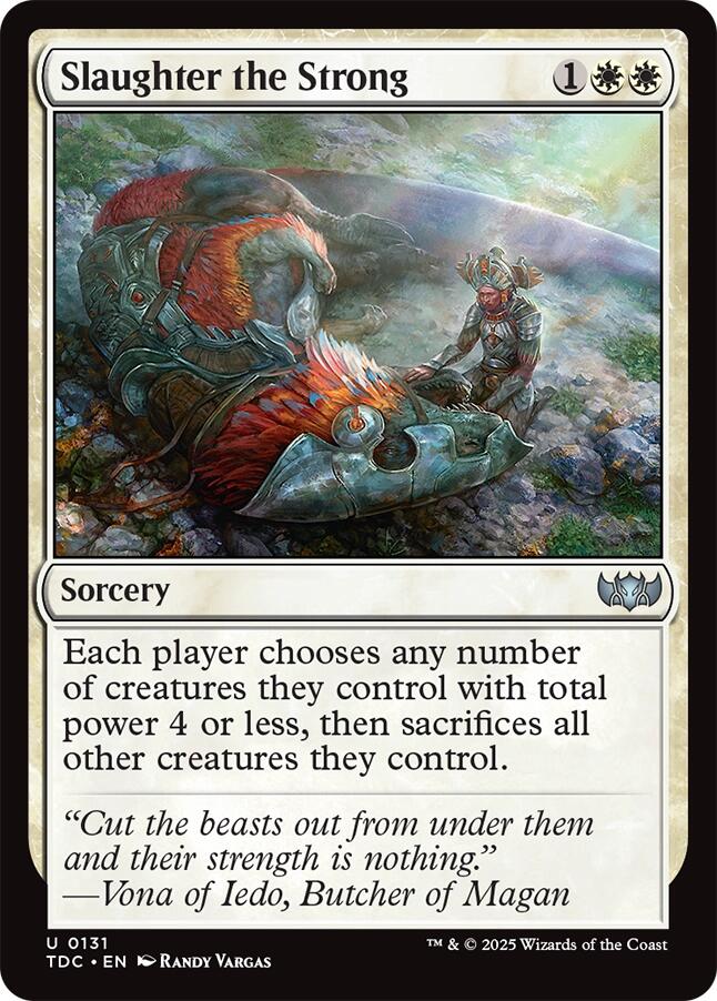 Slaughter the Strong [Tarkir: Dragonstorm Commander] | Gear Gaming Bentonville