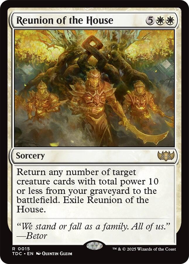 Reunion of the House [Tarkir: Dragonstorm Commander] | Gear Gaming Bentonville