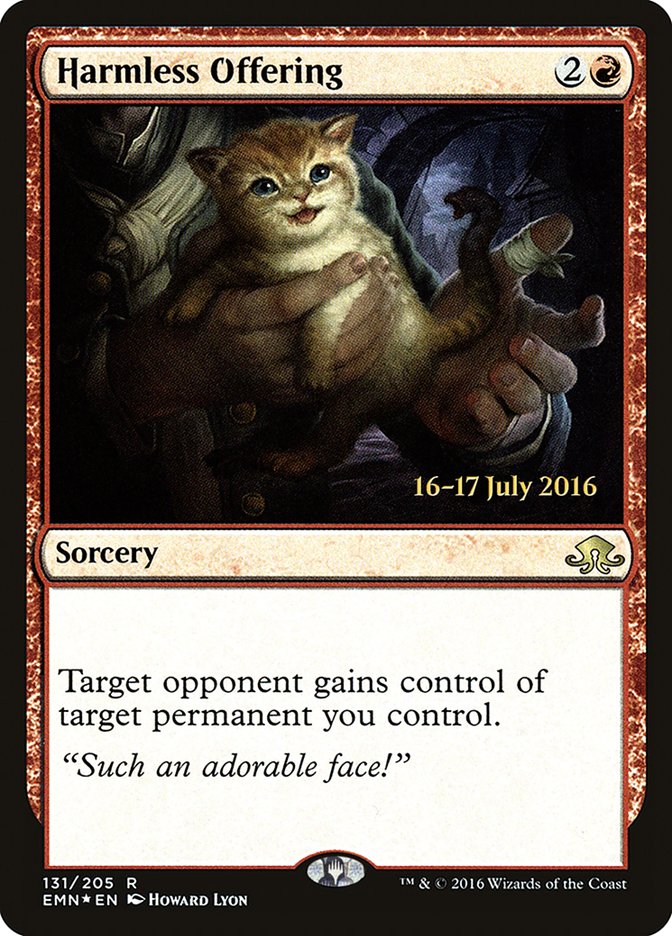 Harmless Offering [Eldritch Moon Prerelease Promos] | Gear Gaming Bentonville