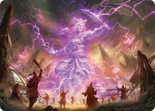 Smile at Death Art Card (4/54) [Tarkir: Dragonstorm Art Series] | Gear Gaming Bentonville