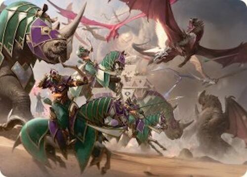 United Battlefront Art Card (5/54) [Tarkir: Dragonstorm Art Series] | Gear Gaming Bentonville