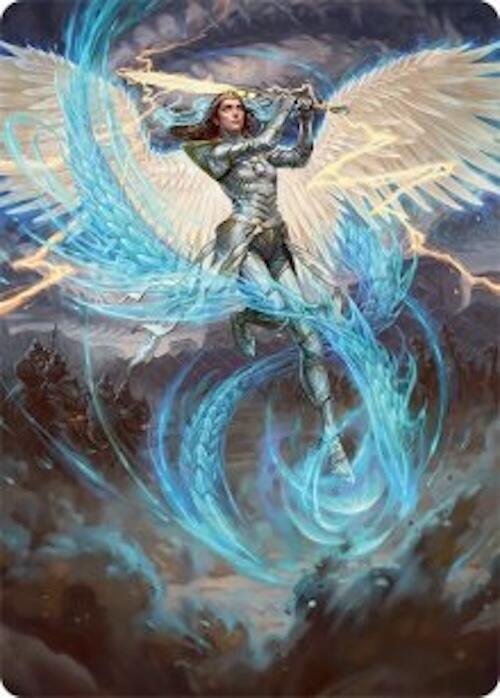 Elspeth, Storm Slayer Art Card (49/54) [Tarkir: Dragonstorm Art Series] | Gear Gaming Bentonville