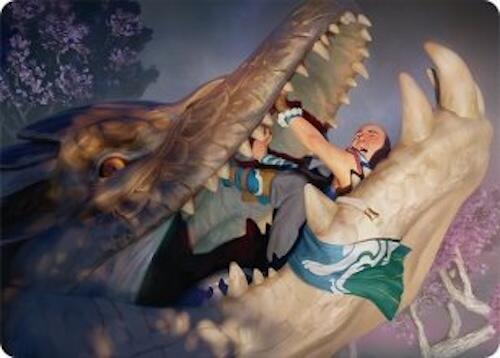 Jaws of Defeat Art Card (53/54) [Tarkir: Dragonstorm Art Series] | Gear Gaming Bentonville