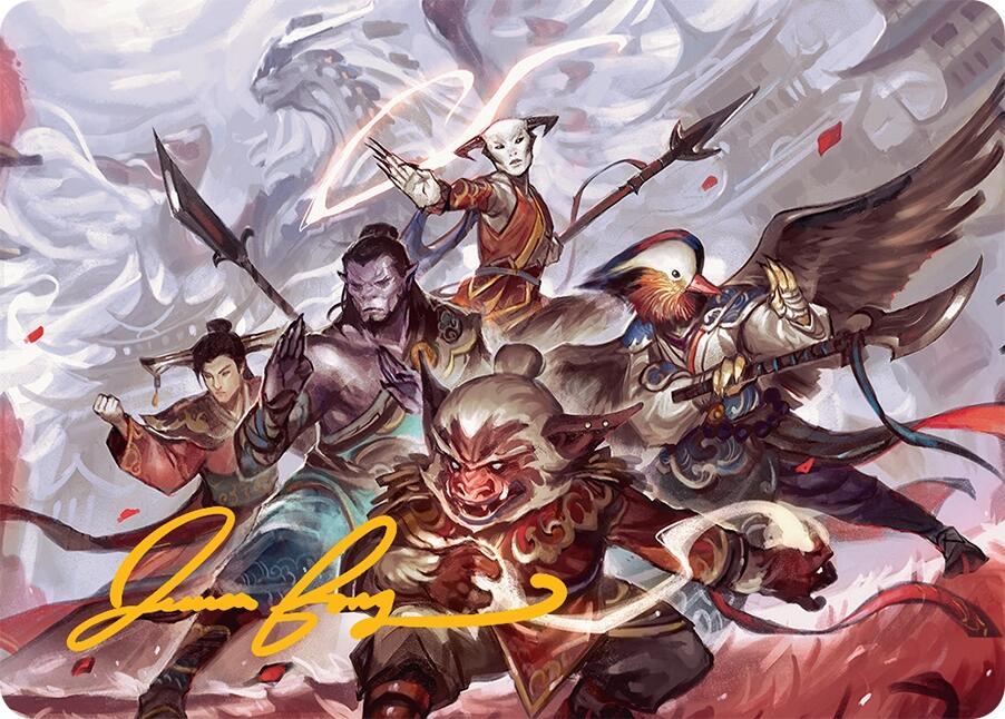 Will of the Jeskai Art Card (54/54) (Gold-Stamped Signature) [Tarkir: Dragonstorm Art Series] | Gear Gaming Bentonville