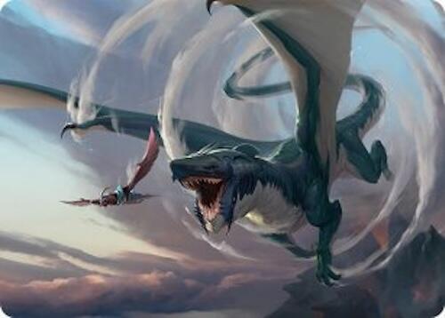 Whirlwing Stormbrood Art Card (27/54) [Tarkir: Dragonstorm Art Series] | Gear Gaming Bentonville