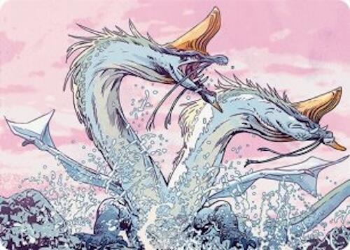 Twinmaw Stormbrood Art Card (39/54) [Tarkir: Dragonstorm Art Series] | Gear Gaming Bentonville