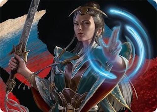 Narset, Jeskai Waymaster Art Card (44/54) [Tarkir: Dragonstorm Art Series] | Gear Gaming Bentonville
